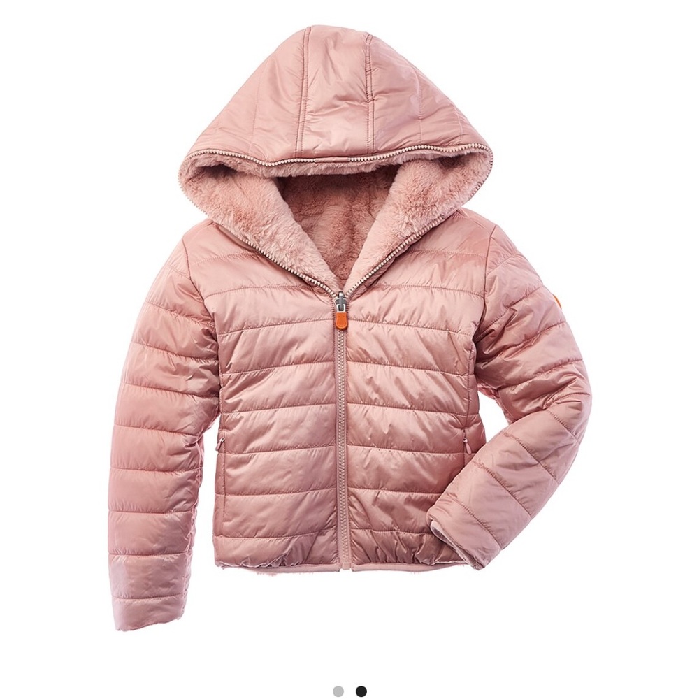 SAVE THE DUCK Pink Quilted Jacket